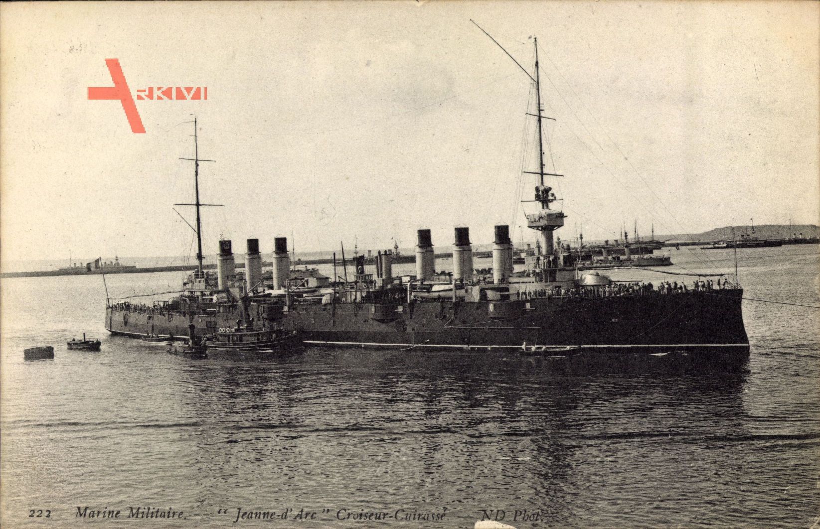 Französisches Kriegsschiff, Marine Militaire Francaise, Jeanne d'Arc,Croiseur