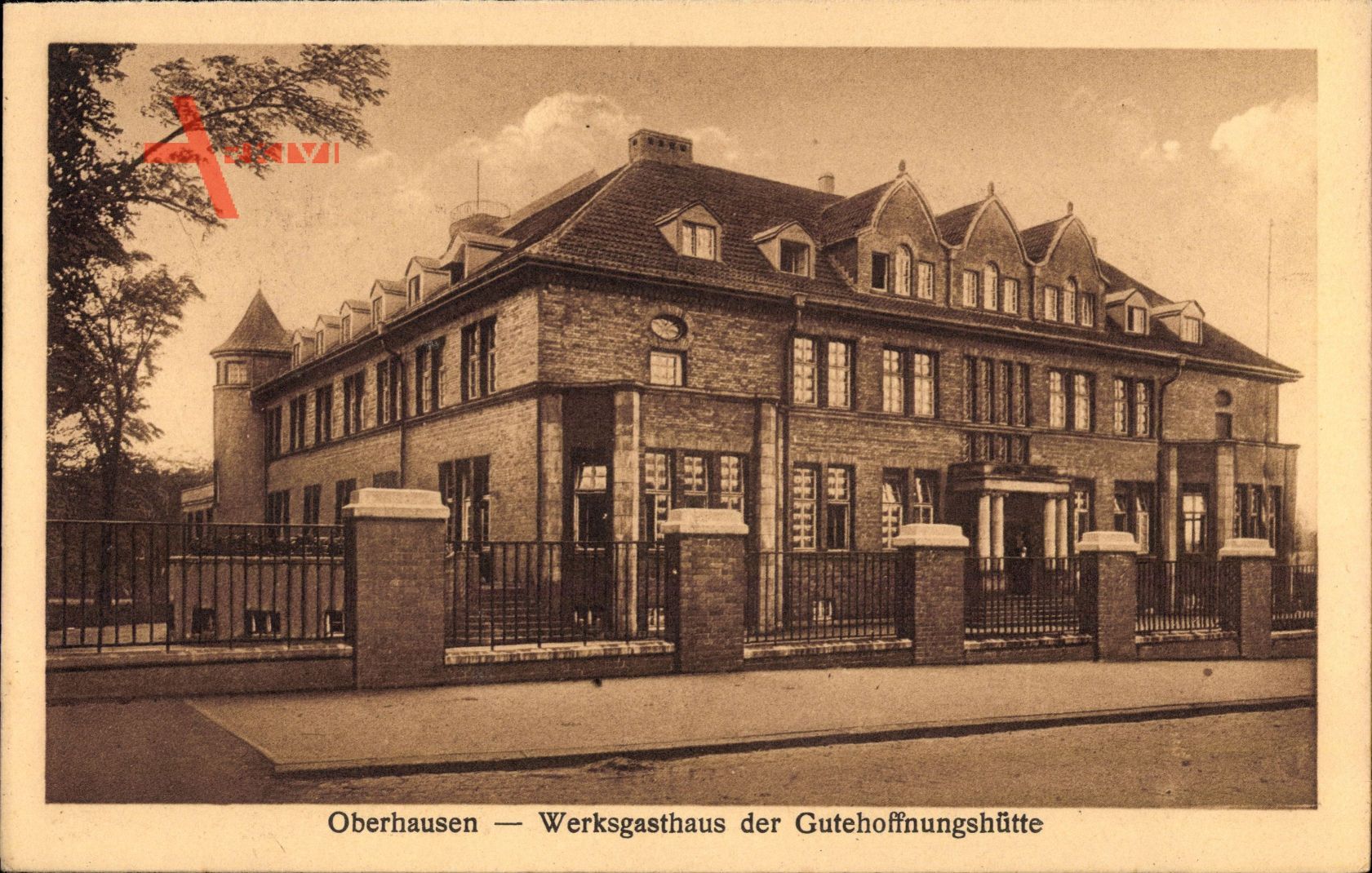 Oberhausen am Rhein Nordrhein Westfalen, Werksgasthaus, Gutehoffnungshütte