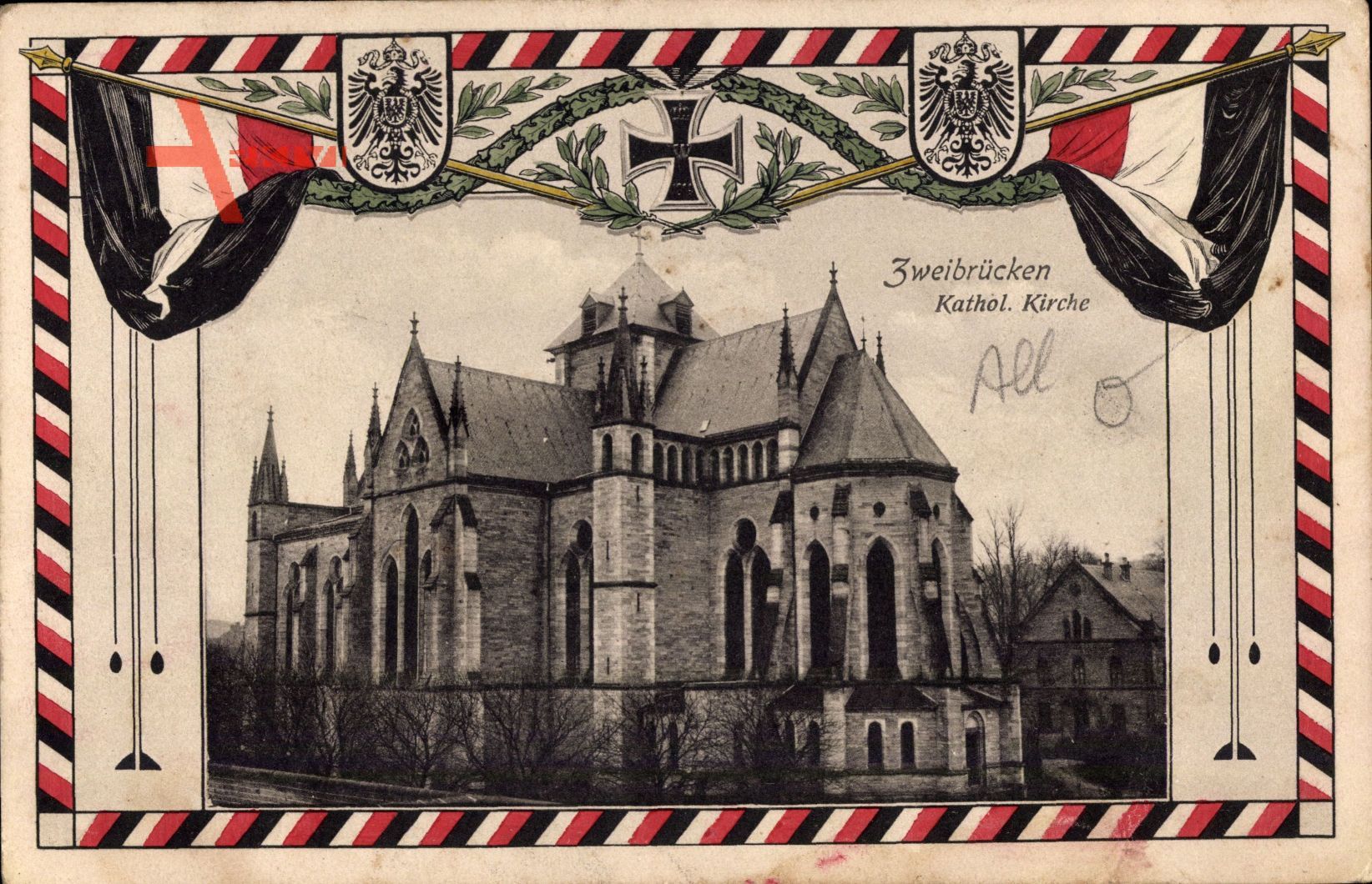 Zweibrücken in Rheinland Pfalz, Die katholische Kirche, Eisernes Kreuz