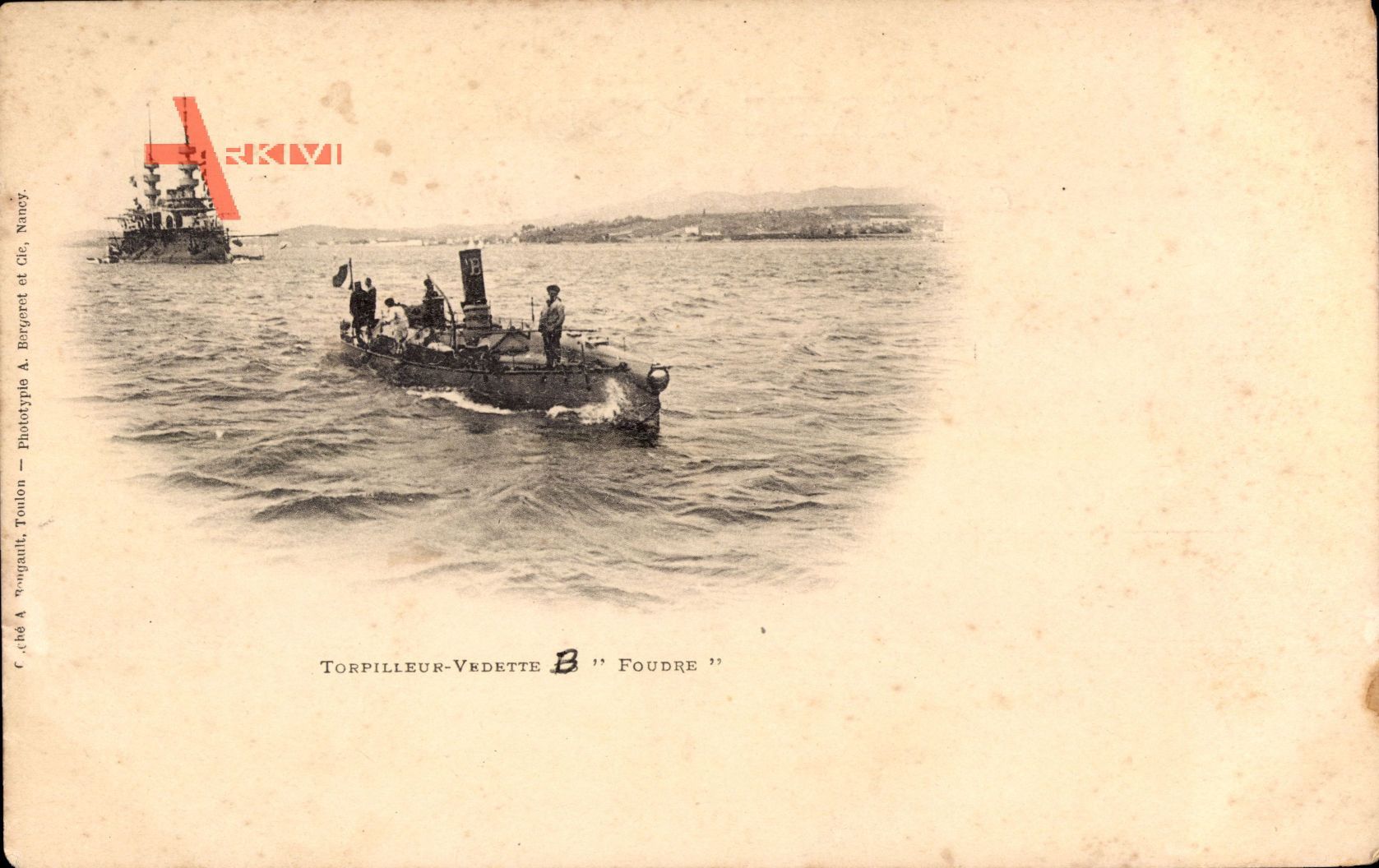 Französisches Kriegsschiff, Torpilleur Vedette B, Foudre