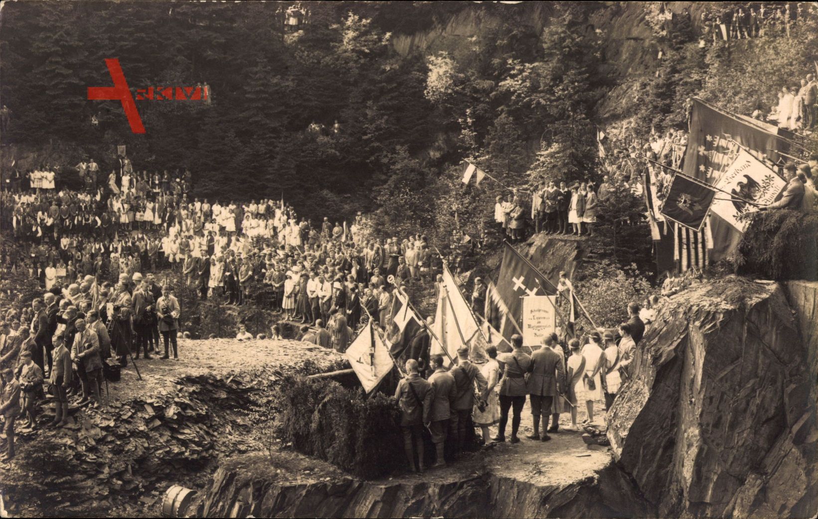 Goslar Schiefergrube in Niedersachsen, VDA Treffen 1927