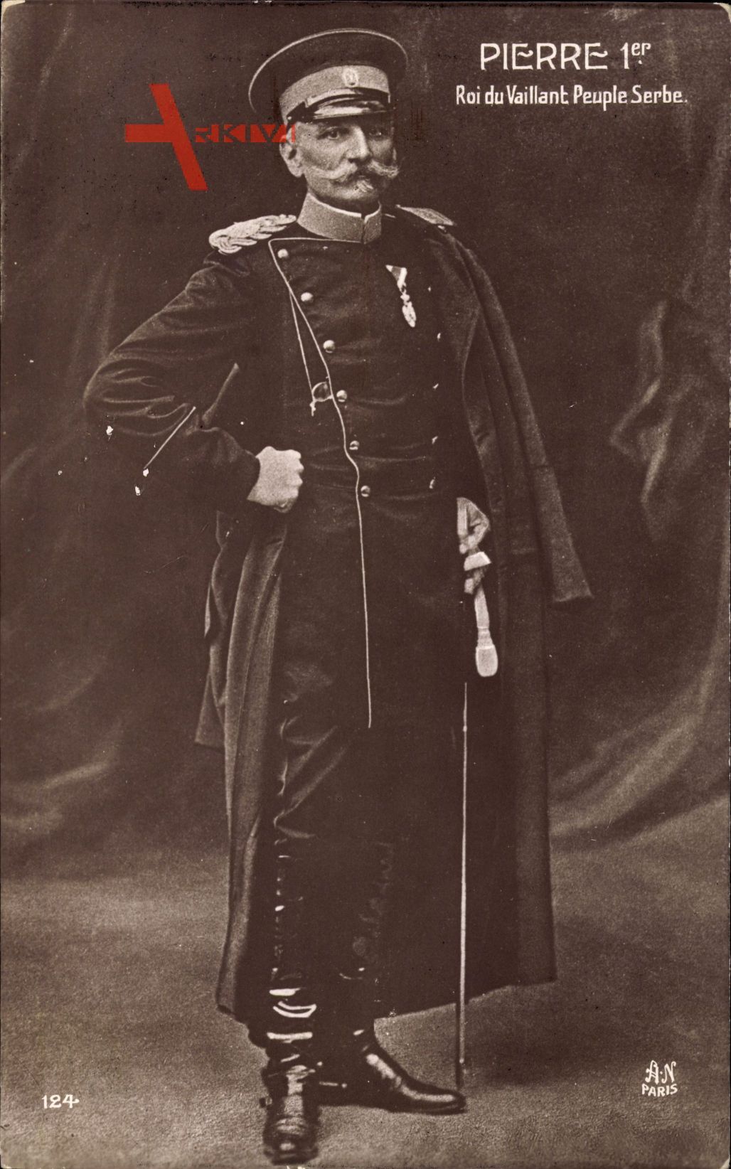 König Peter I. Karadjordjevic von Jugoslawien, Serbien, Portrait, Uniform