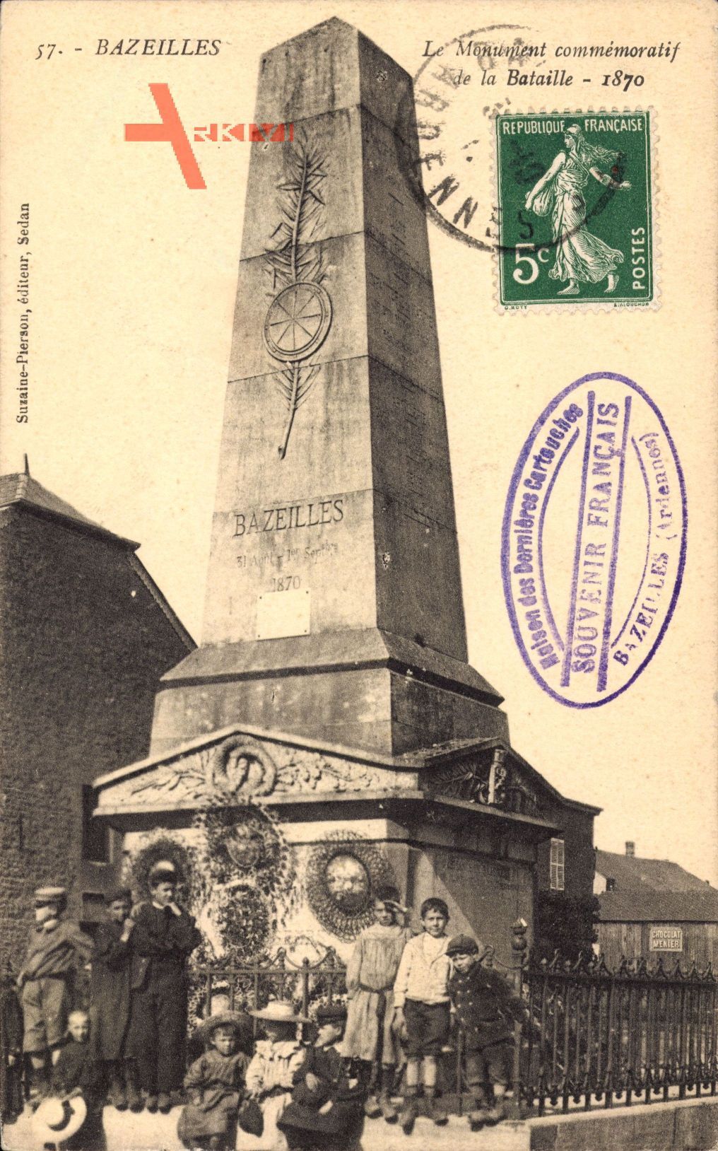 Bazeilles Ardennes, Le Monument commémoratif de la Bataille 1870