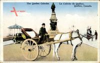 Québec Kanada, Caleche, Pferdekutsche, Einergespann, Denkmal