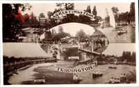Teddington Greater London, The Thames, Weir, Lock
