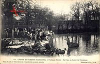 Villers Cotterêts Aisne, Forêt, Équipage Menier, Bat l'eau au Lavoir