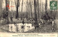 Villers Cotterêts Aisne, Forêt, Équipage Menier, Hallali, Rond de Châtillon
