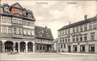 Quedlinburg im Harz, Marktstraße, Hotel zum bunten Lamm, Kurzwarenhandlung