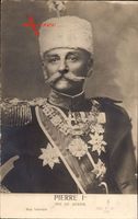König Peter I. Karadjordjevic von Jugoslawien, Serbien, Portrait, Uniform