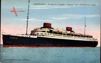 Cherbourg, Paquebot Europa, Norddeutscher Lloyd Bremen, Dampfer