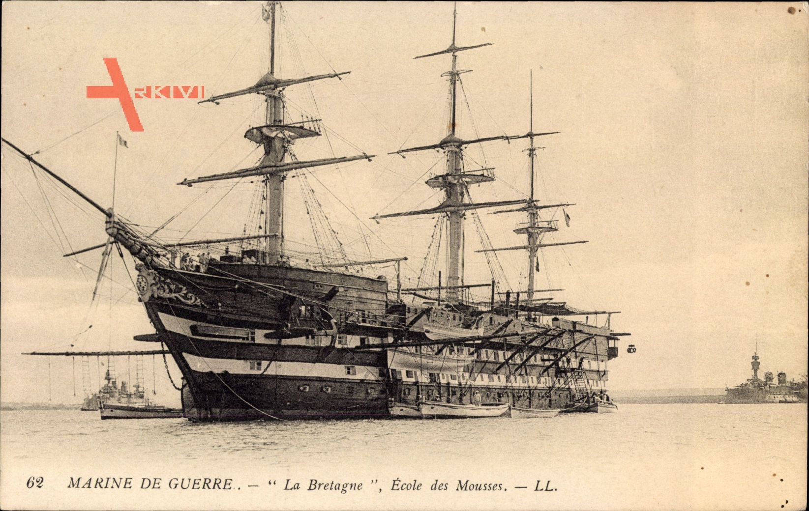 Französisches Kriegsschiff, Marine Militaire, La Bretagne, École des Mousses