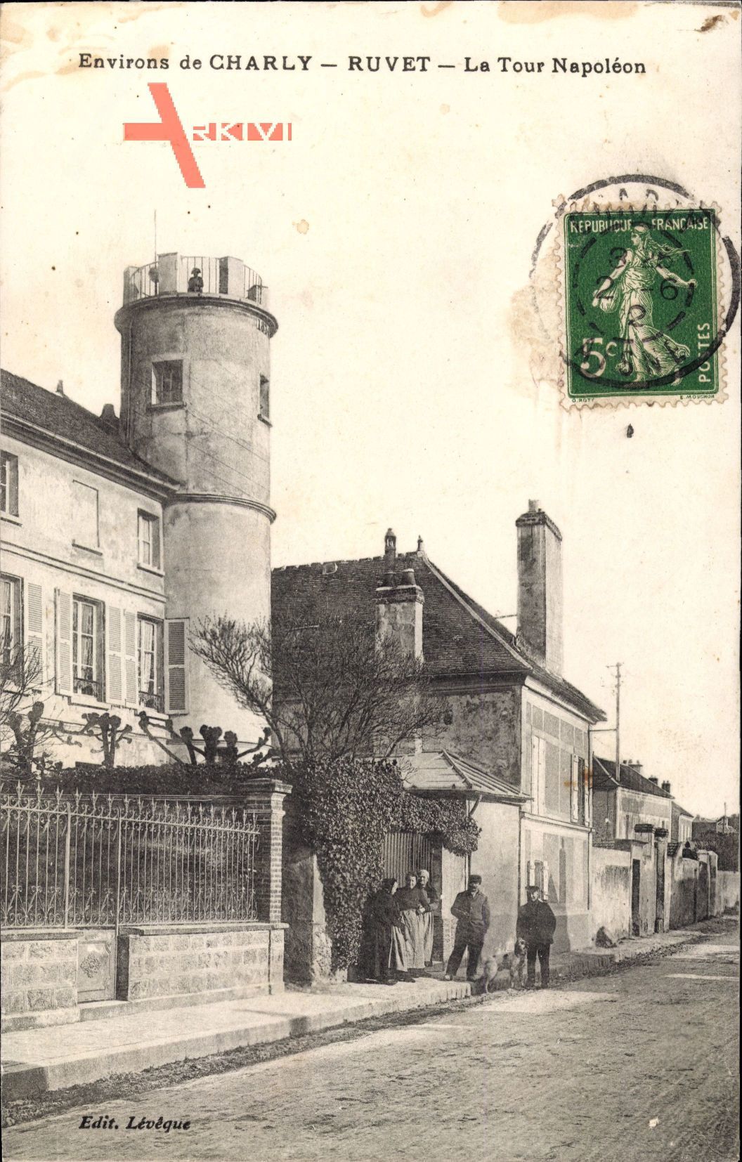 Ruvet Aisne, Environs de Charly, La Tour Napoléon, Turm
