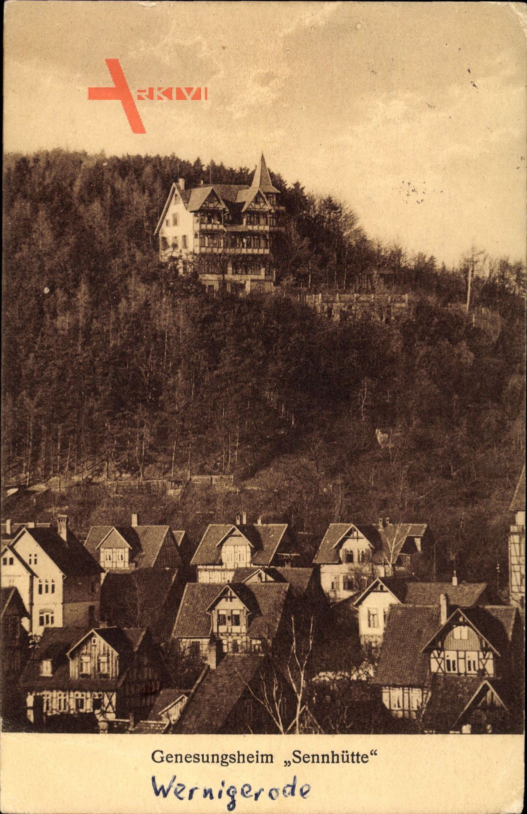 Wernigerode am Harz, Ortschaft mit Genesungsheim Sennhütte
