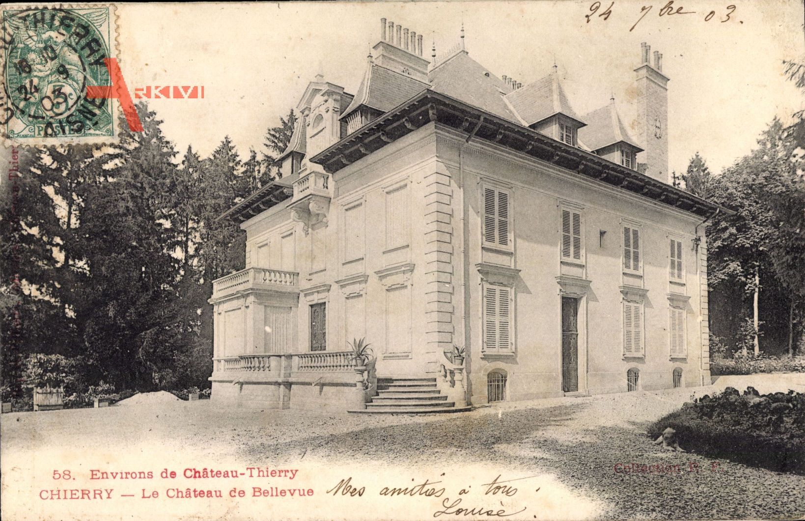 Chierry Aisne, Environs de Château Thierry, Château de Bellevue