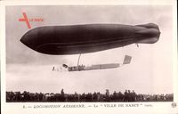 Locomotion Aérienne, Dirigéable Ville de Nancy, 1909, Franz. Zeppelin