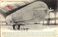 Dirigéable Francais de Marcay, Franz. Zeppelin, Luftschiffhalle