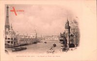 Paris, Exposition Internationale 1900, La Seine au Pont de l'Alma