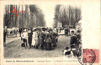 Villers Cotterets Aisne, Equipage Menier, le Rapport a la Croix Morel, Jagd
