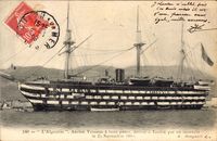 Französisches Kriegsschiff, Algésiras, Vaisseau à trois ponts, Segelschiff