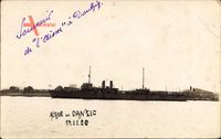 Gdańsk Danzig, Französisches Kriegsschiff, Cuirassé Aisne, 14 11 1920