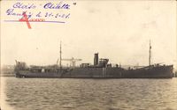 Danzig, Französisches Kriegsschiff, Aviso Ailette, 31 03 1921, Cuirassé