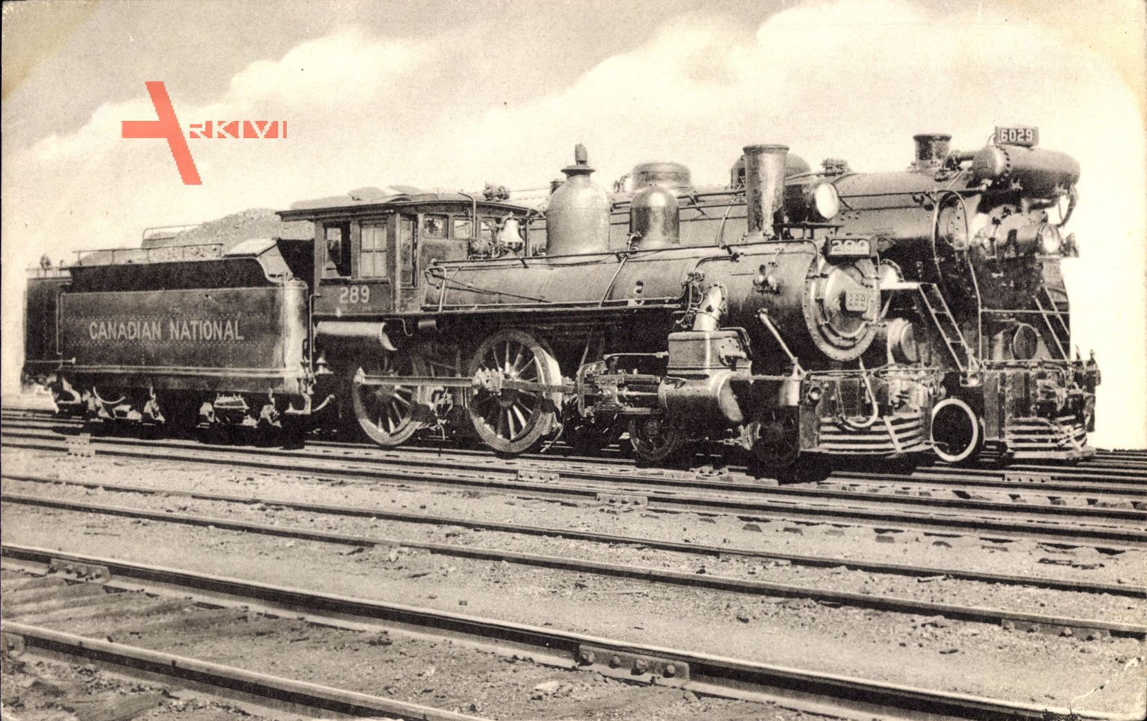 Kanadische Eisenbahn, Dampflokomotive, Type 4 4 0 et 4 8 4, National Railways