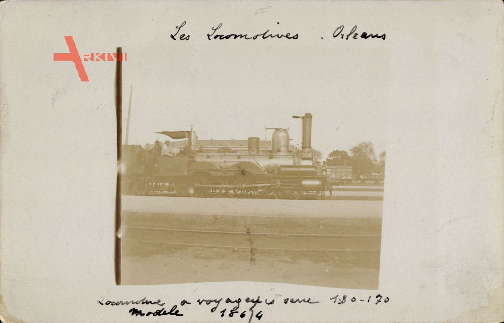 Französische Eisenbahn, Chemin de fer, Locomotive, Orléans, Modele 186 4