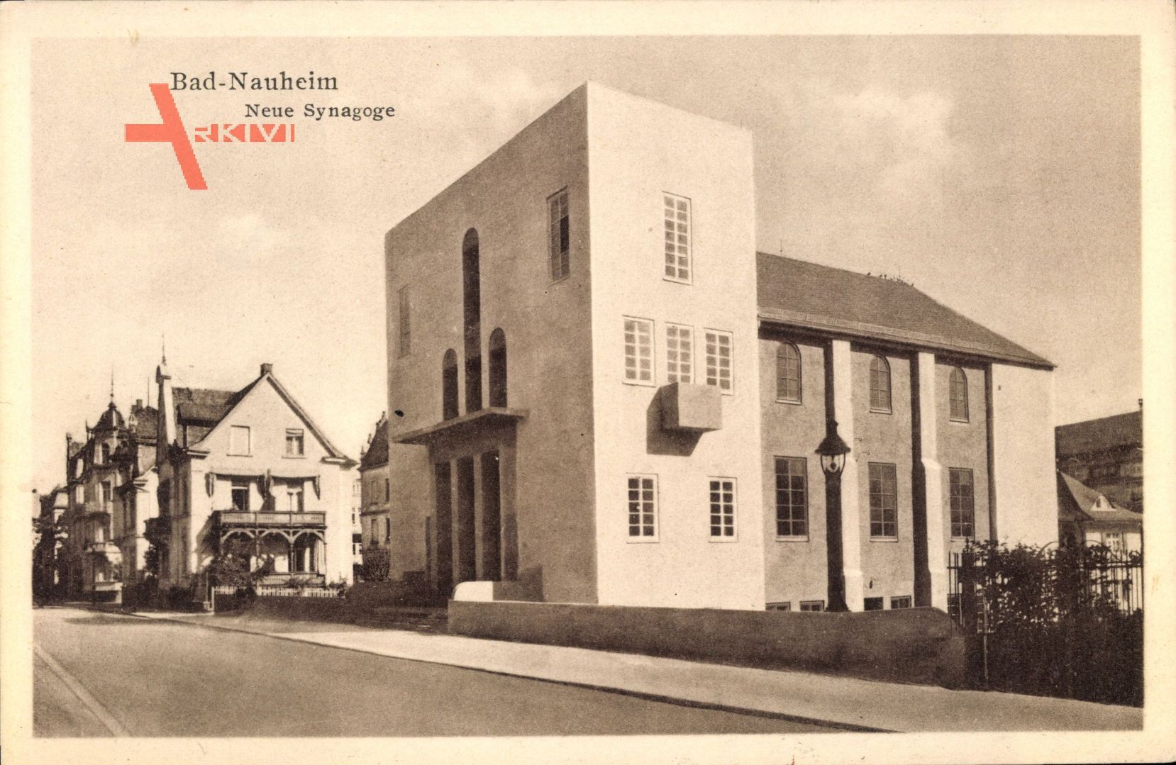 Judaika Bad Nauheim, Neue Synagoge von 1929, Bauhaus Architektur