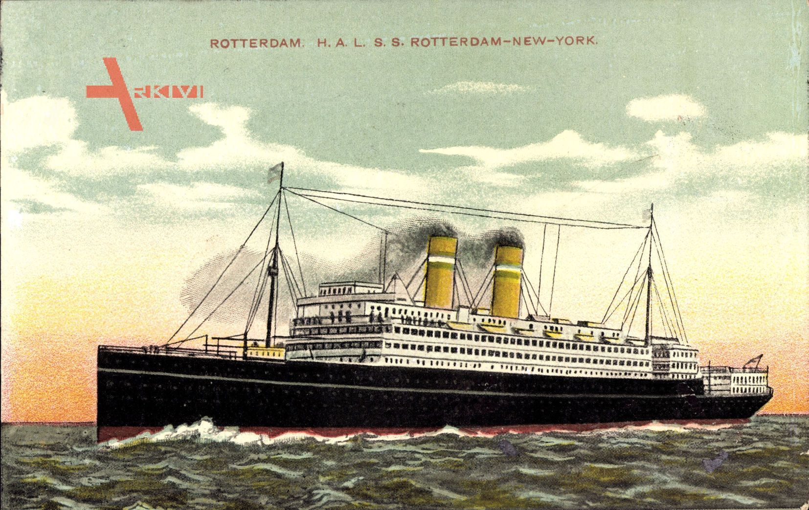 Dampfschiff Rotterdam, Holland America Line HAL, Steamship