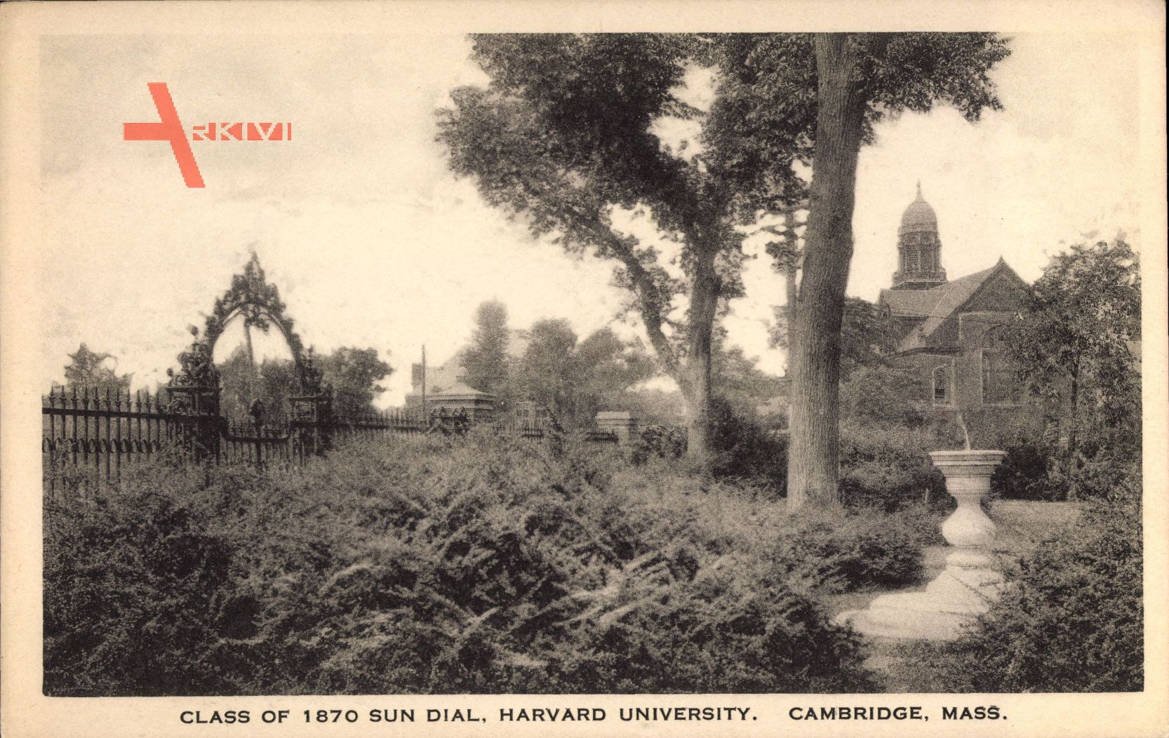 Cambridge Massachusetts USA, Harvard University, Class of 1870 Sun Dial