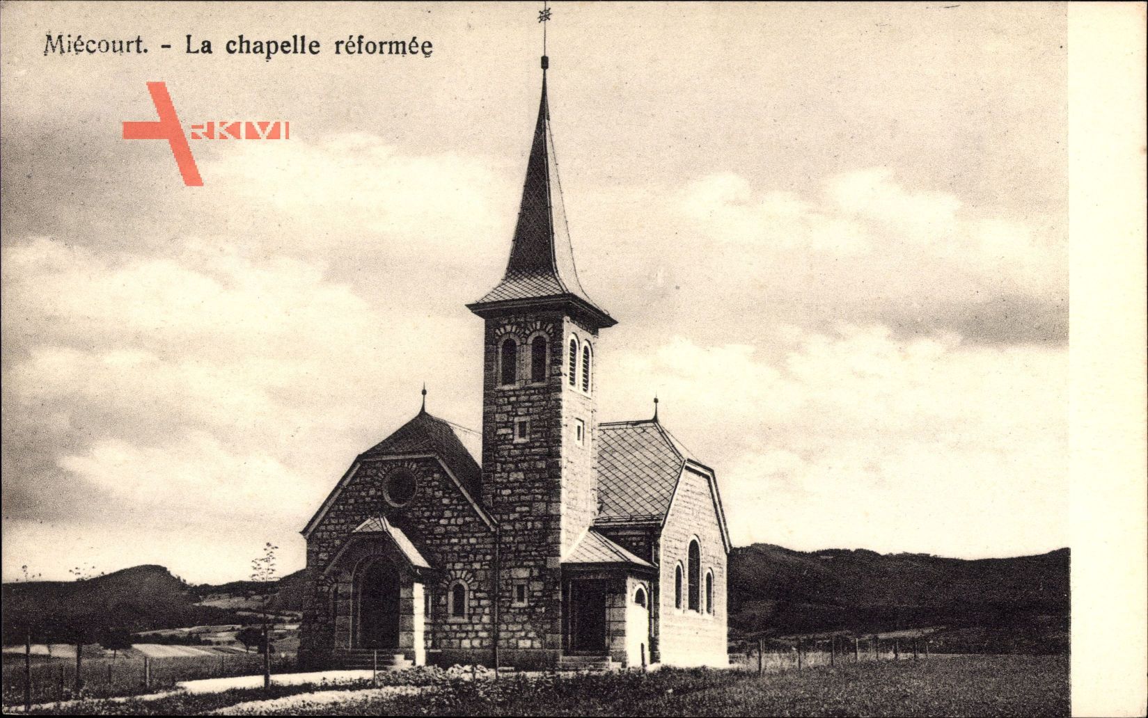 Miécourt Kanton Jura, La chapelle réformée, Reformierte Kirche
