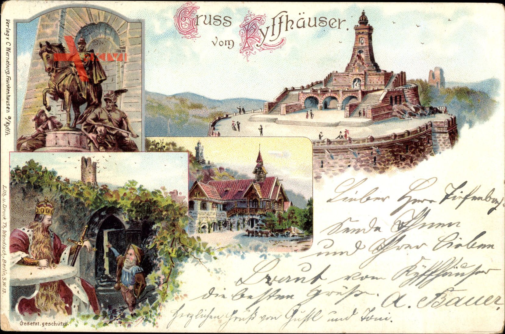 Kyffhäuserland, Kyffhäuserdenkmal, Kaiser Wilhelm der Große, Barbarossa