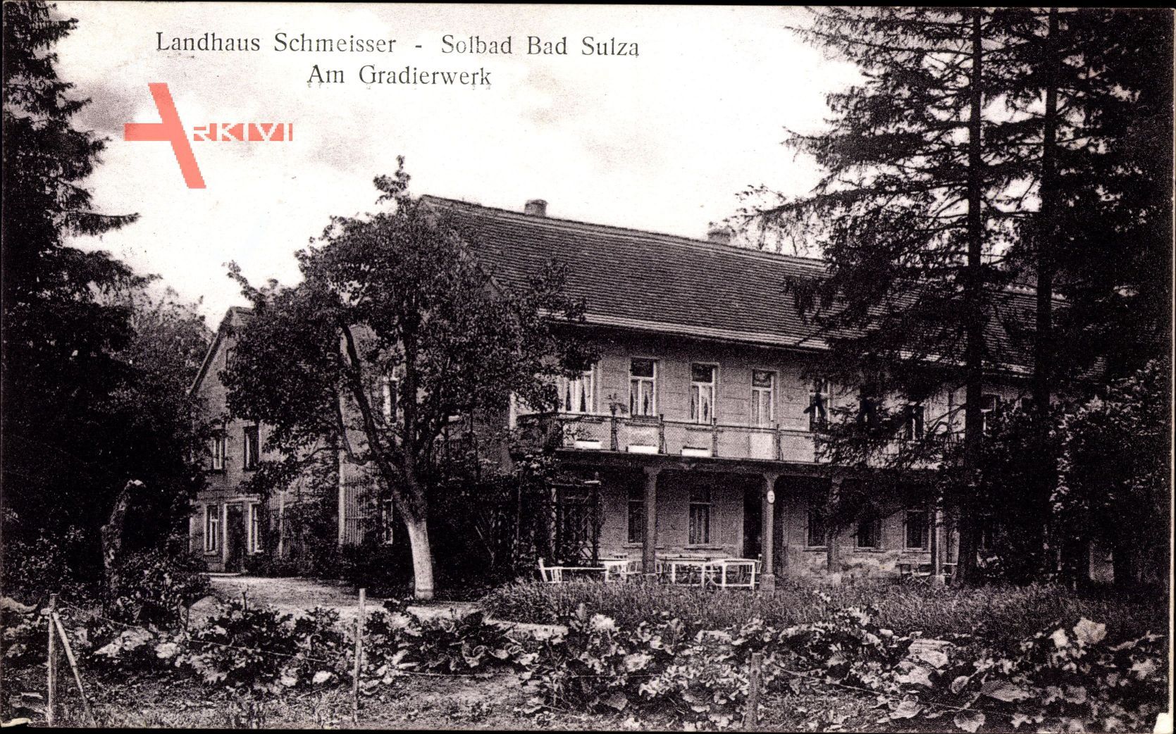 Bad Sulza im Weimarer Land Thüringen, Landhaus Schmeisser, am Gradierwerk