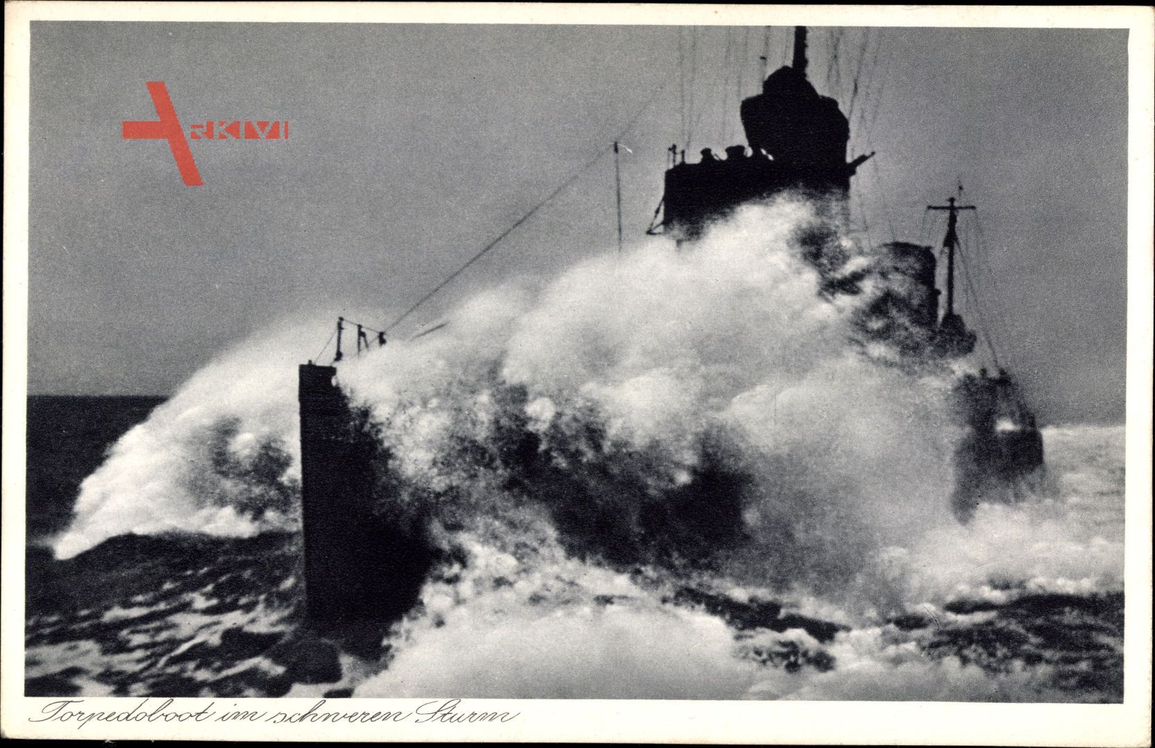 Deutsches Kriegsschiff, Torpedoboot im schweren Sturm