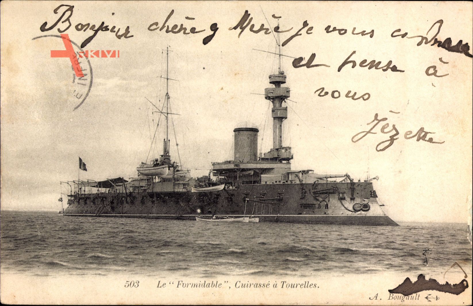 Französisches Kriegsschiff, Le Formidable, Cuirassé à Tourelles