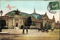 Paris, Le Grand Palais des Champs Elysees, Kutsche, Straßenpartie