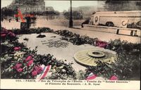 Paris, Arc de Triomphe de lEtoile, Tombe du Soldat Inconnu et Flamme