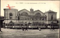 Paris, La Gare Montparnasse, Bahnhof, Straßenbahnen