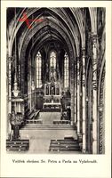 Vyšehrad Prag, Vnitrek chramu Sv. Petra a Pavla, Kirche, Innenansicht