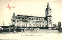 Paris, La Gare de Lyon, Lyoner Bahnhof, Turmuhr