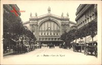 Paris, Gare du Nord, Nordbahnhof, Straßenseite