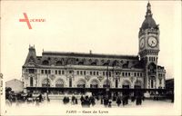 Paris, Gare de Lyon, Lyoner Bahnhof, Turmuhr, Außenansicht