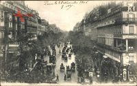 Paris, Le Boulevard Montmartre, Straßenverkehr, High Life