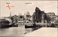 Gdańsk Danzig, Langebrücke, Krantor, St. Marien Kirche