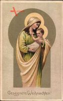 Frohe Weihnachten, Heilige Familie, Maria mit Jesuskind