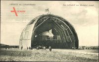 Legnica Liegnitz Schlesien, Luftschiffhafen, Zeppelin