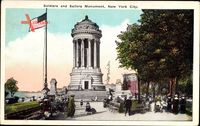 New York City USA, Soldiers and Sailors Monument, Denkmal, Park