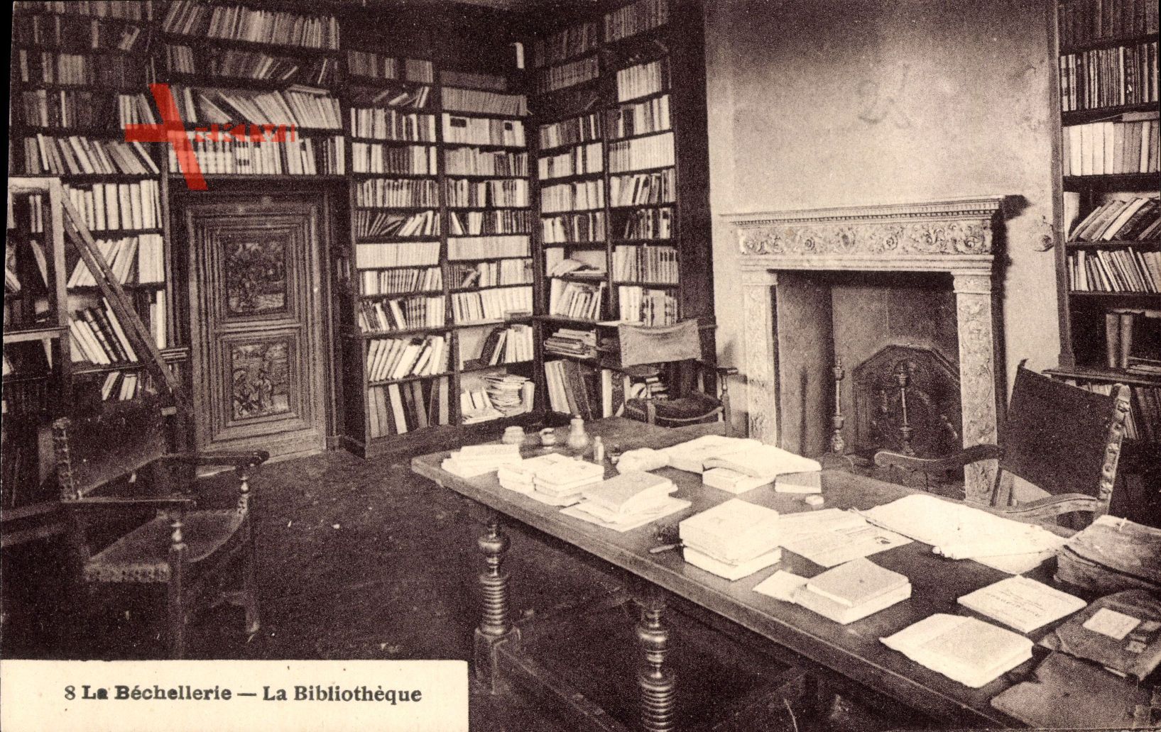 La Béchellerie Saint Cyr sur Loire Indre et Loire, La Bibliothèque