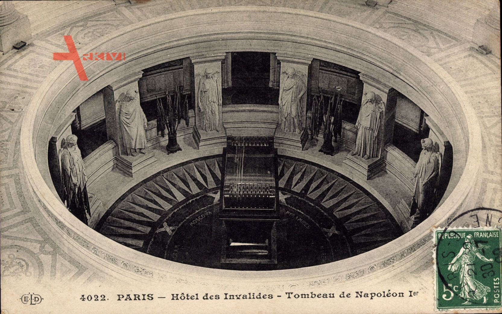 Paris, Hôtel des Invalides, Tombeau de Napoléon I., Grab Napoleons