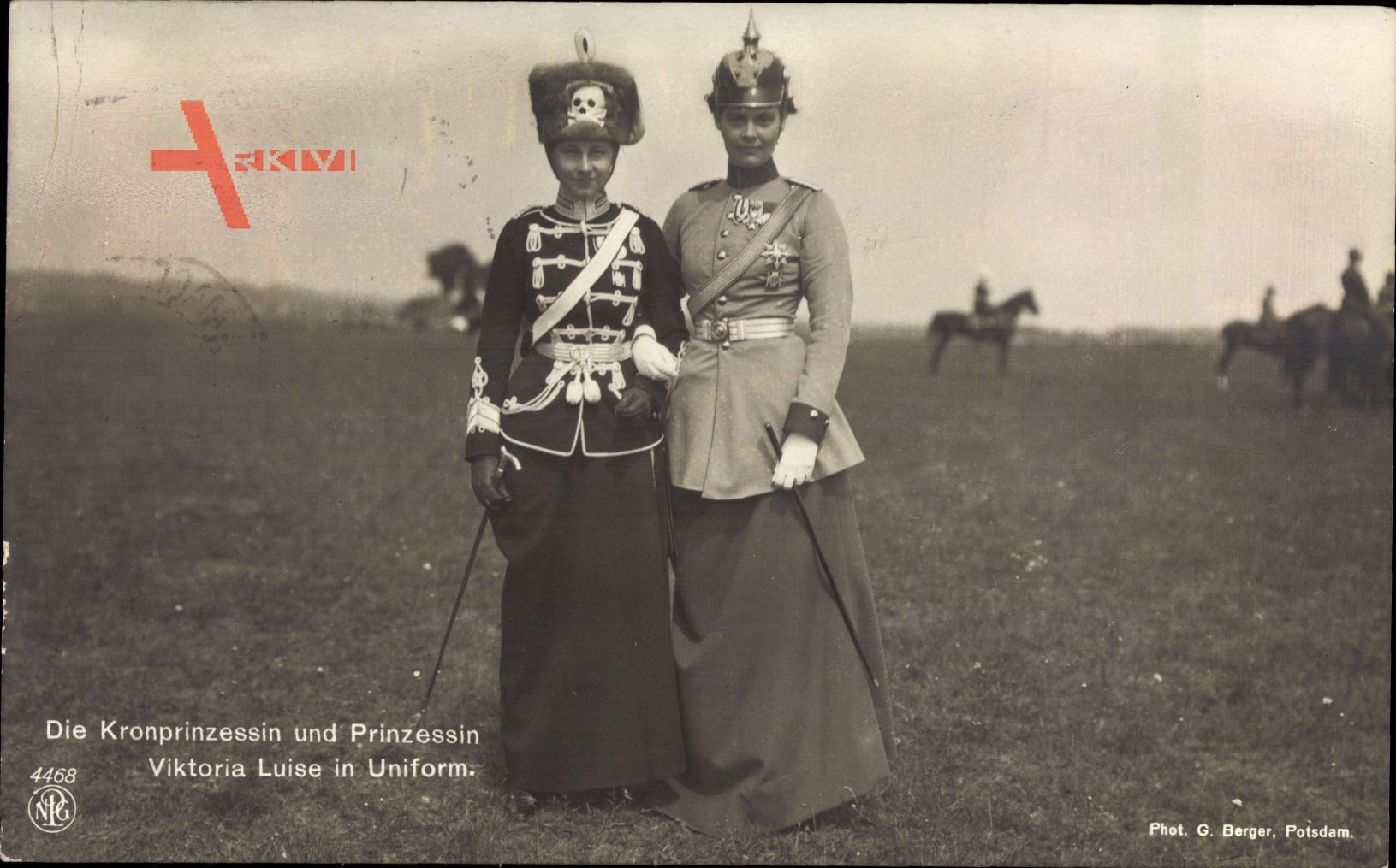 Kronprinzessin Cecilie von Preußen, Viktoria Luise in Uniform, NPG 4463